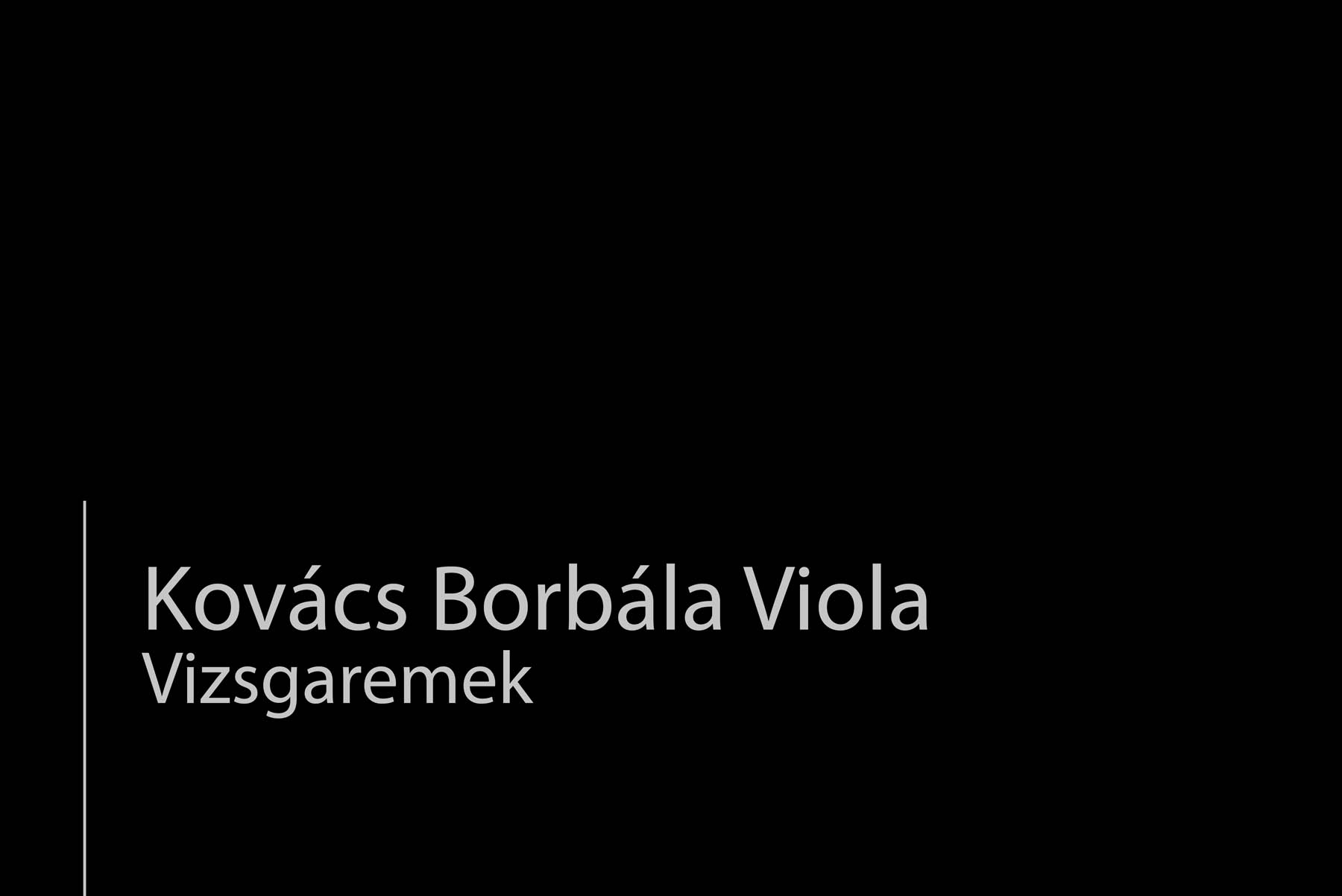 Kovács Borbála fotográfus fotográfus vizsgaremek 