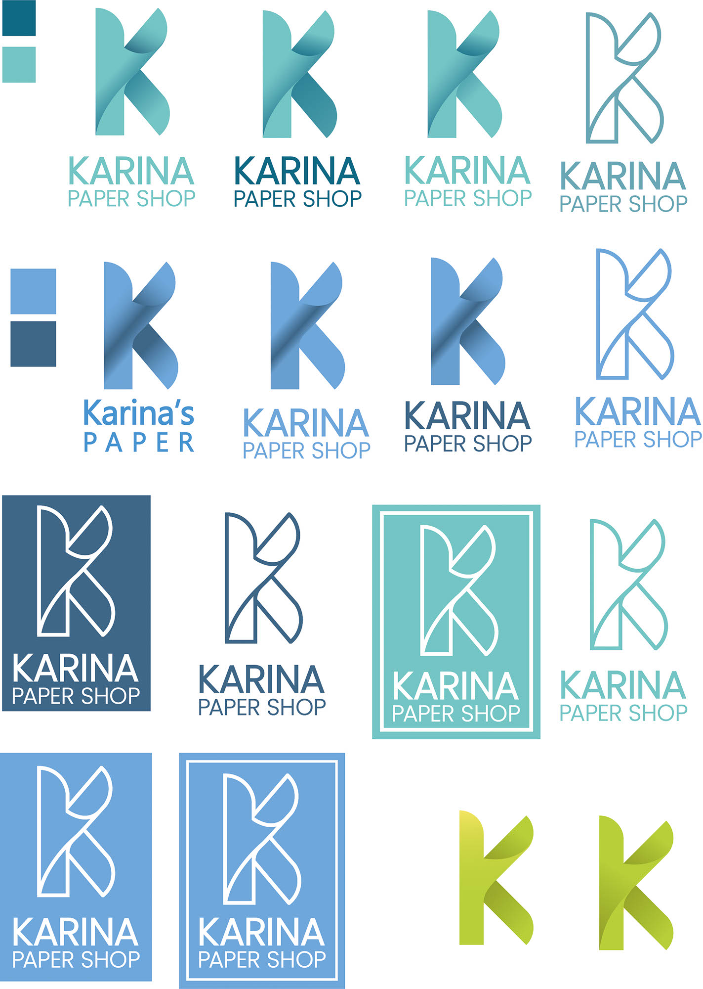 Kívés Karina  grafikus képzés végén leadott portfólió 