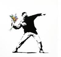 A világ leghíresebb graffiti mûvésze: Banksy