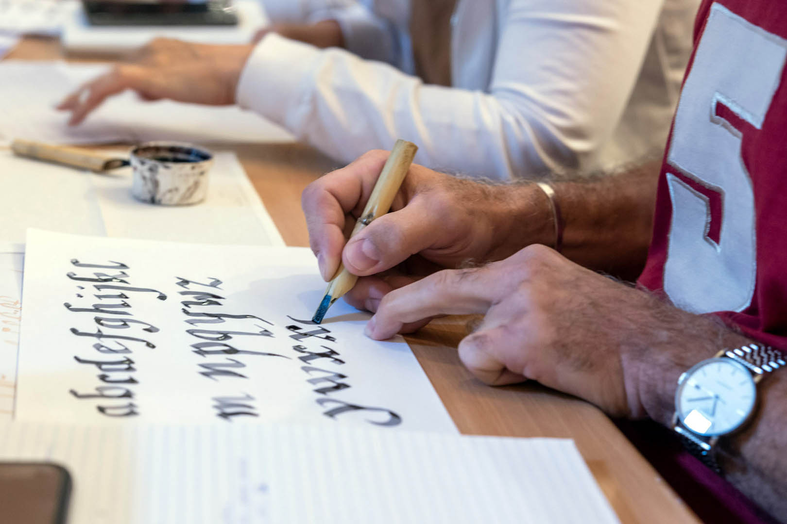 Grafika tanfolyam - Kalligrfgia workshop