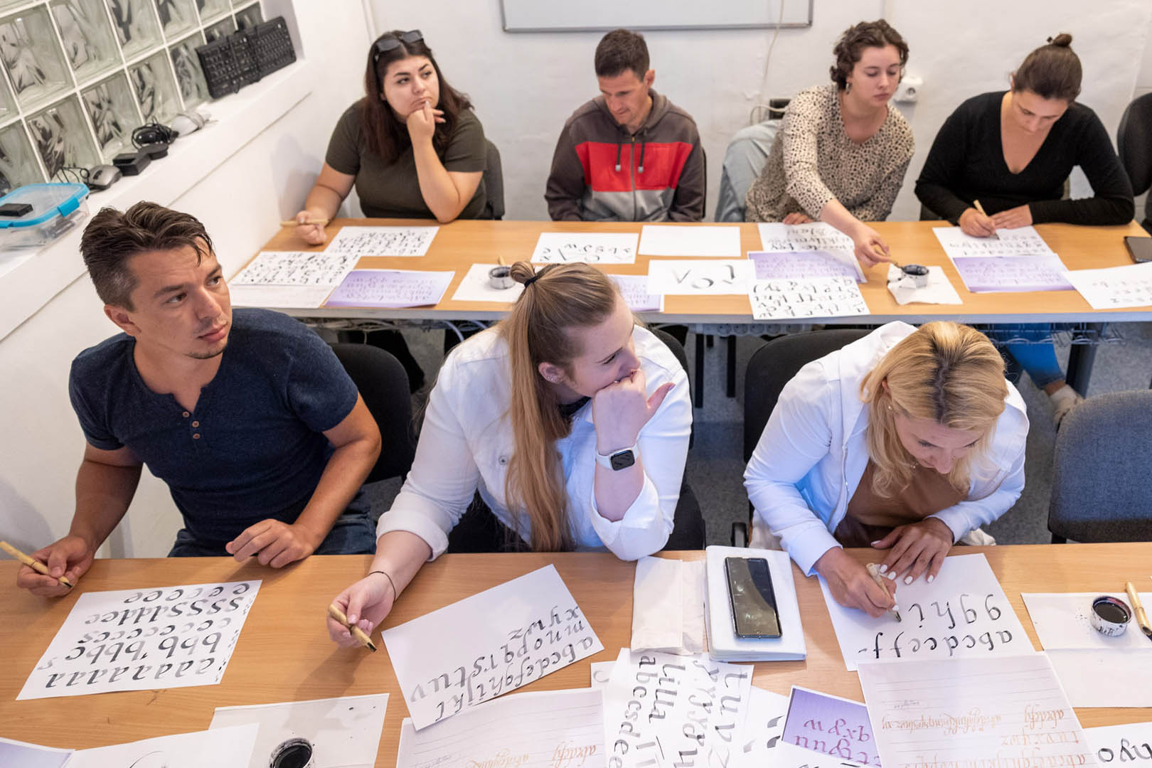 Grafika tanfolyam - Kalligrfgia workshop