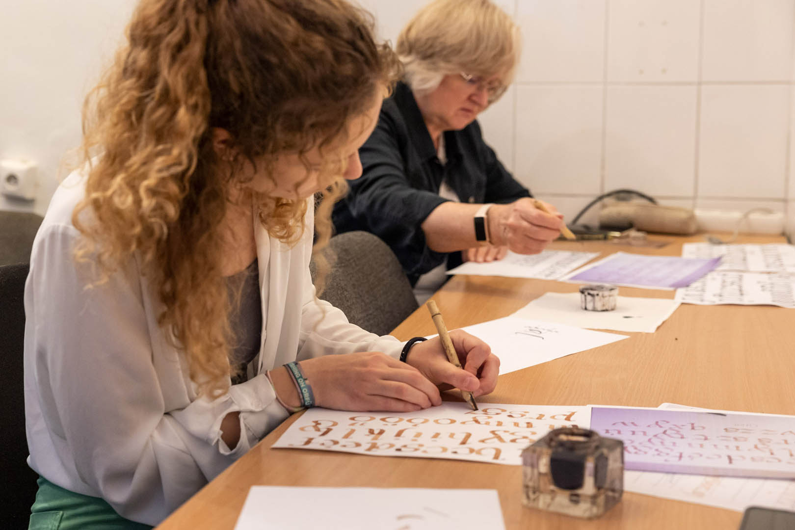 Grafika tanfolyam - Kalligrfgia workshop