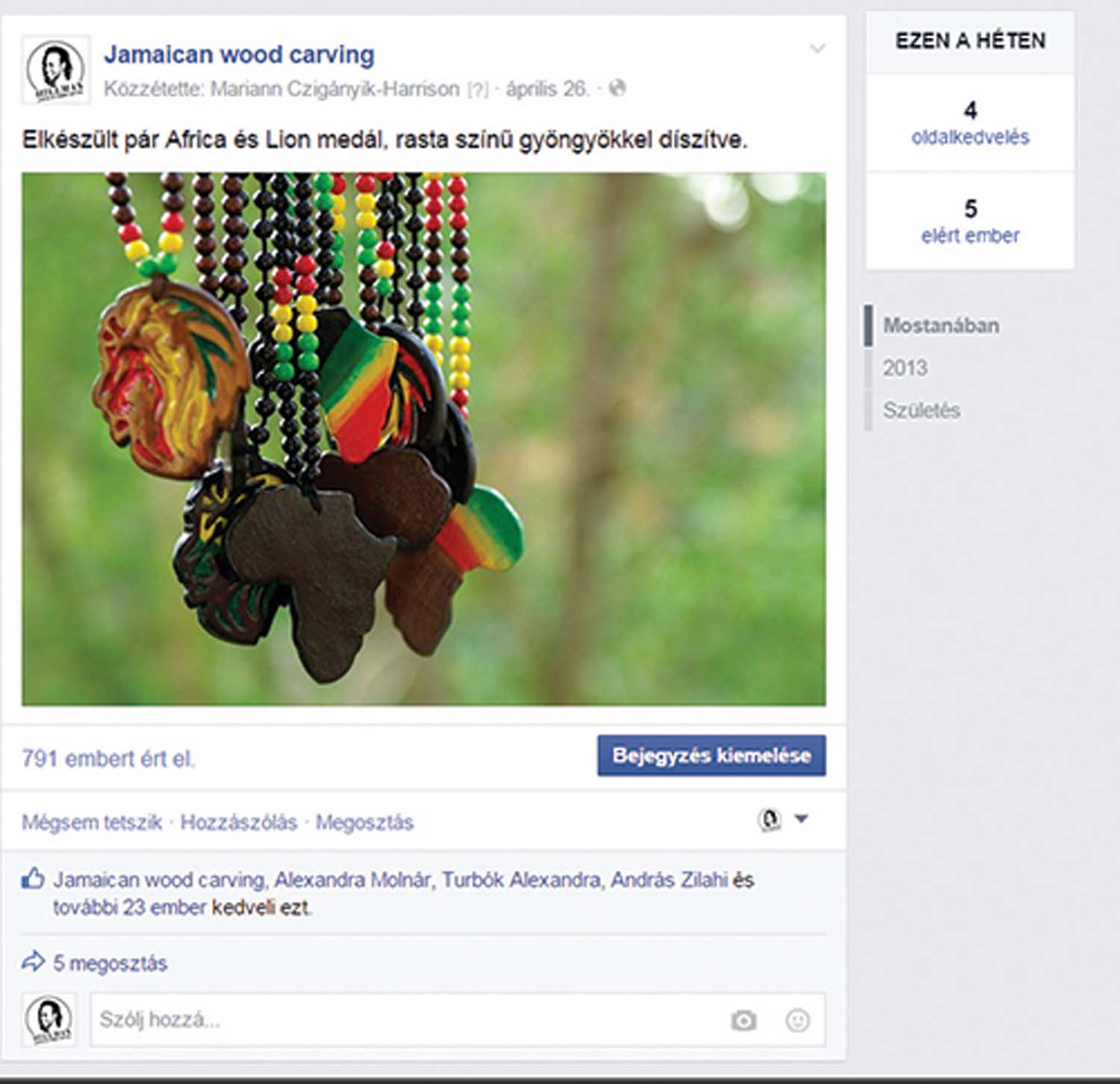 Harrison Mariann grafikus képzés végén leadott vizsgaremek 