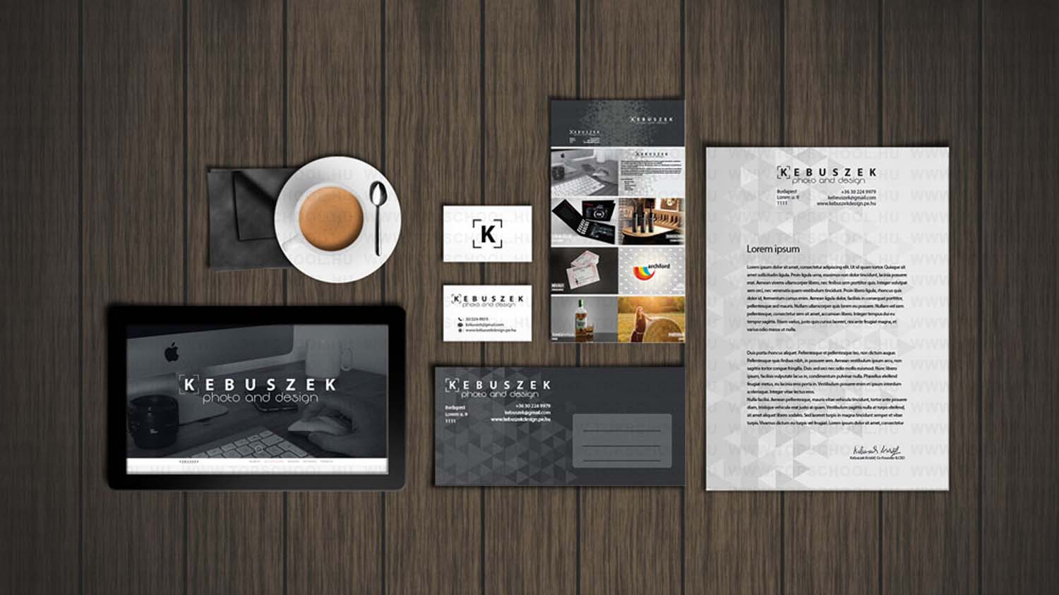 Kebuszek Kristóf grafikus képzés végén leadott vizsgaremek 