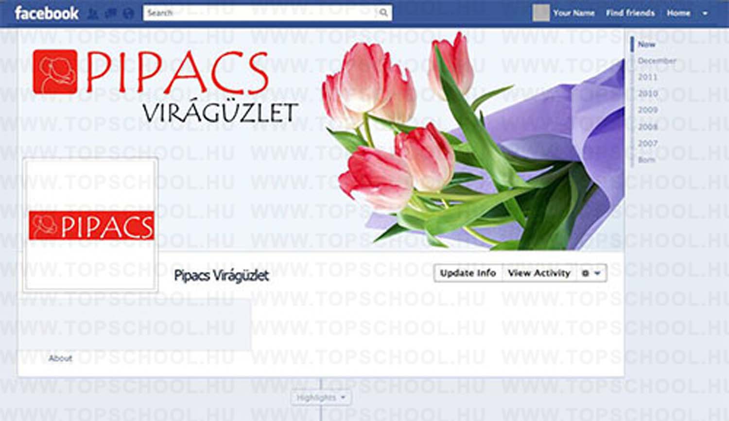 Sebestyén Anita grafikus képzés végén leadott vizsgaremek 