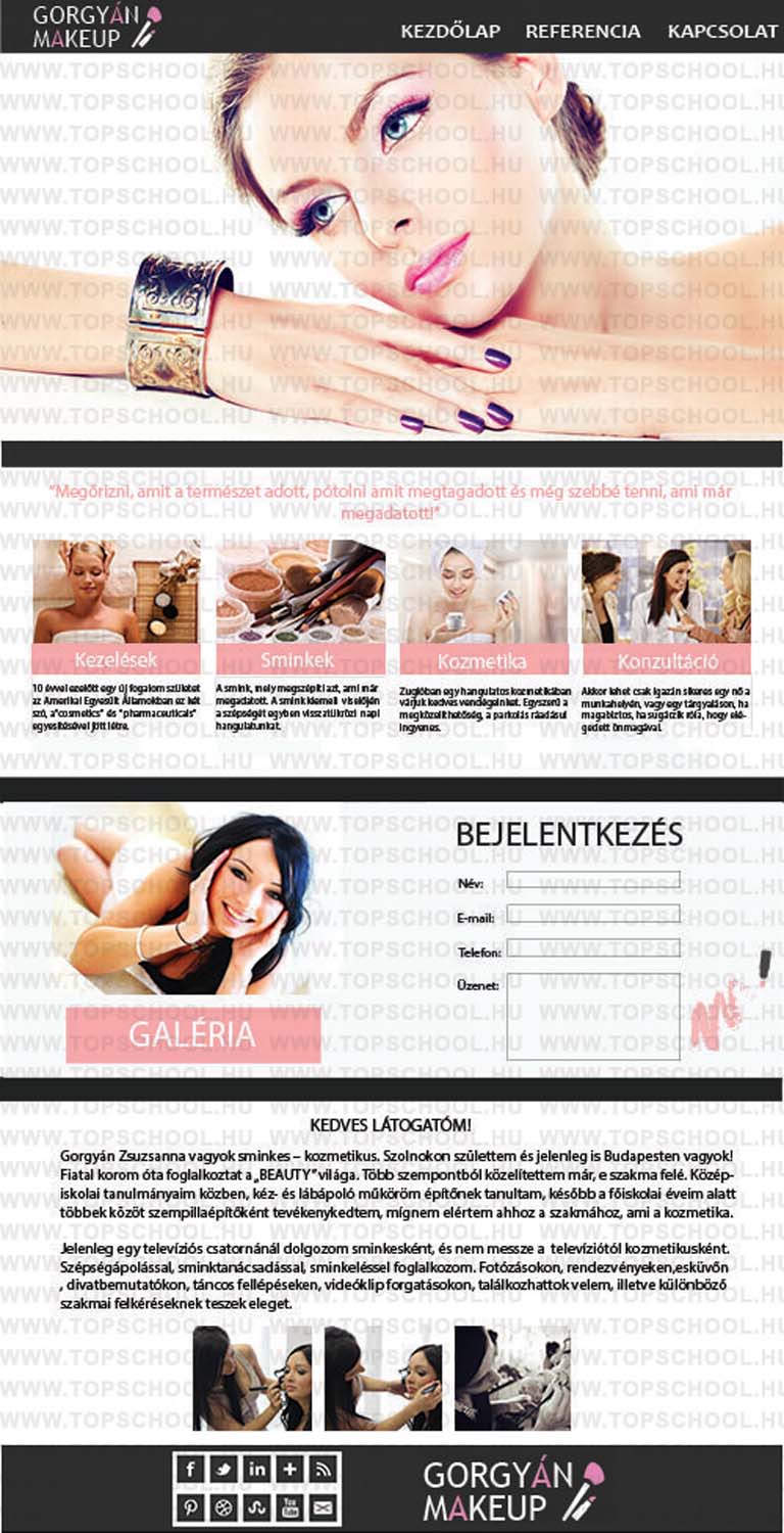 Sipőcz Eszter grafikus képzés végén leadott vizsgaremek 