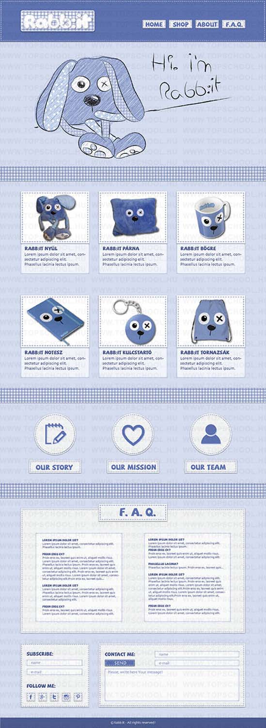 Szabó Anita grafikus képzés végén leadott vizsgaremek 