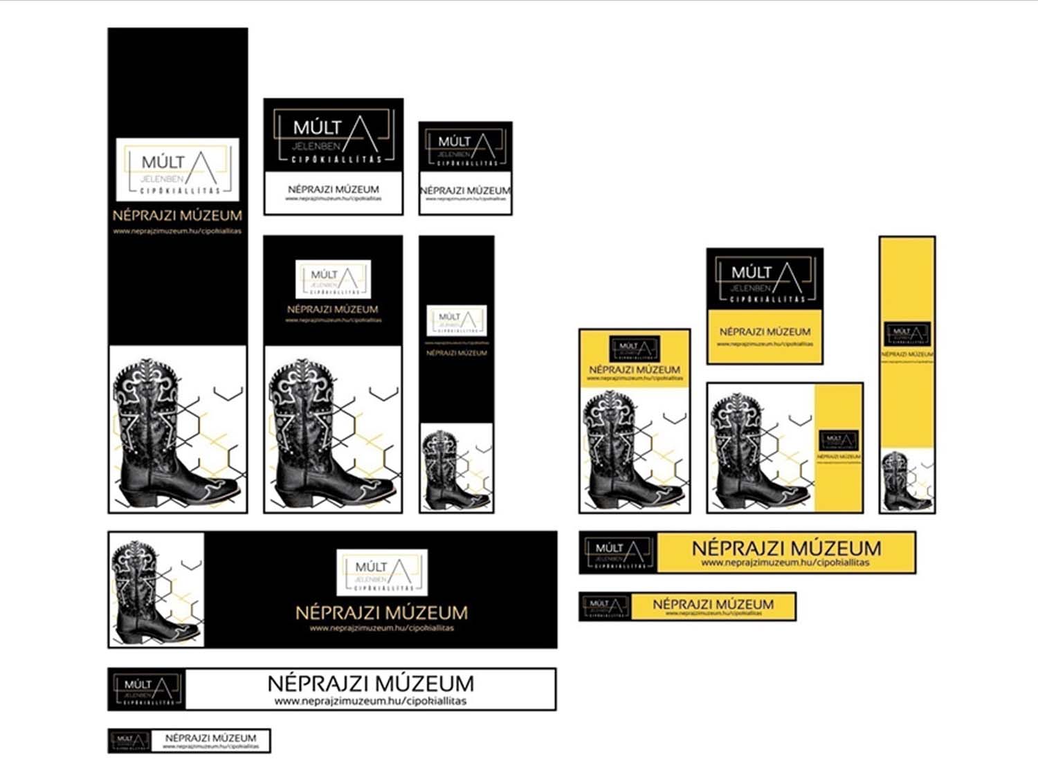 Kaspári Júlia grafikus képzés végén leadott portfólió 