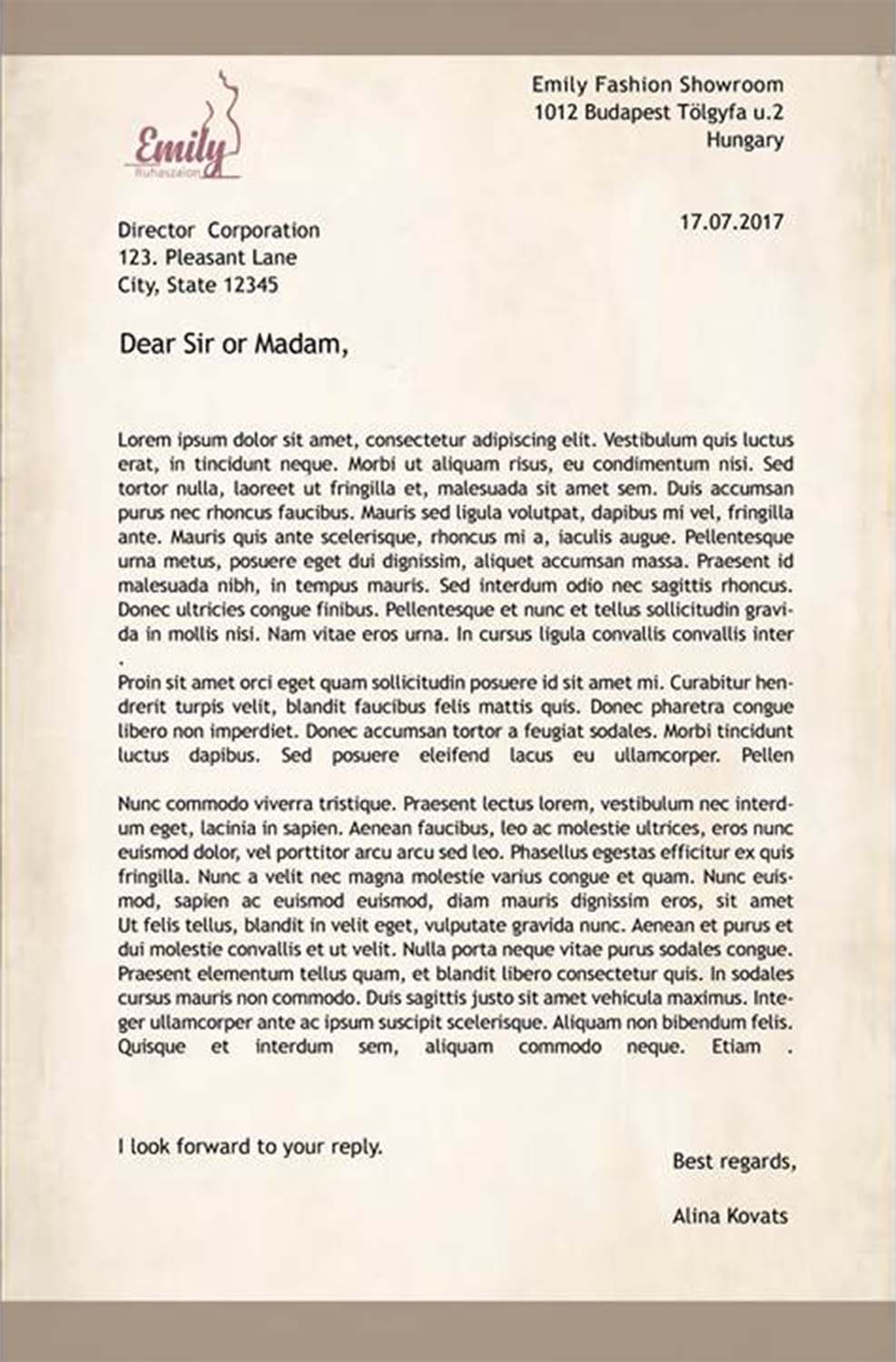 Börzsei Emese grafikus képzés végén leadott vizsgaremek 