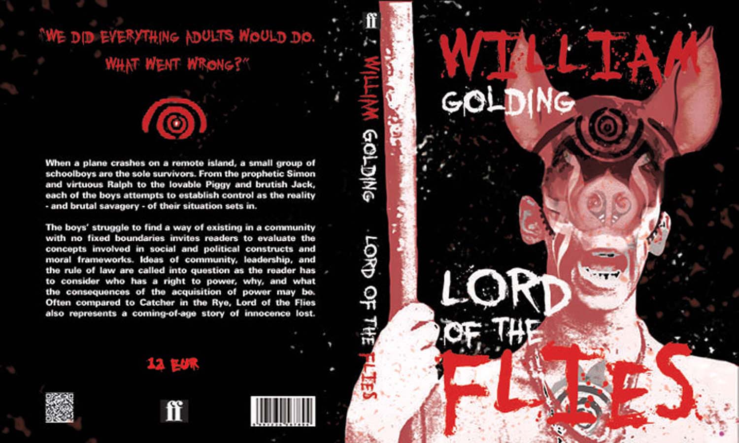 Kele Barbara grafikus képzés végén leadott portfólió 