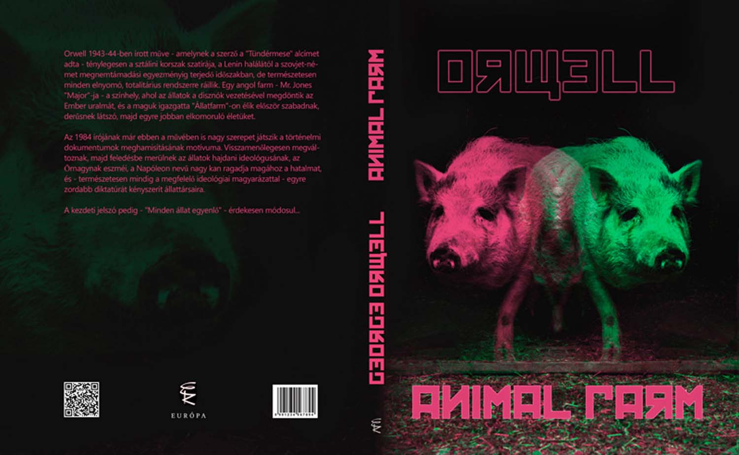 Kele Barbara grafikus képzés végén leadott portfólió 