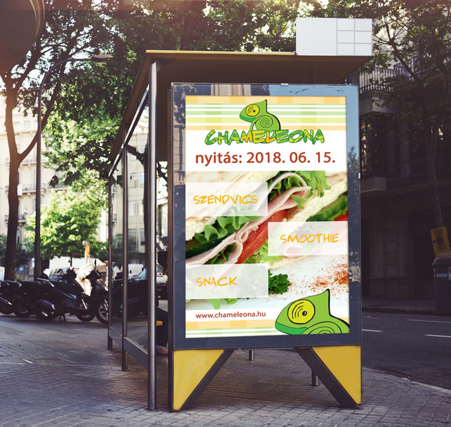 Kele Barbara grafikus képzés végén leadott vizsgaremek 