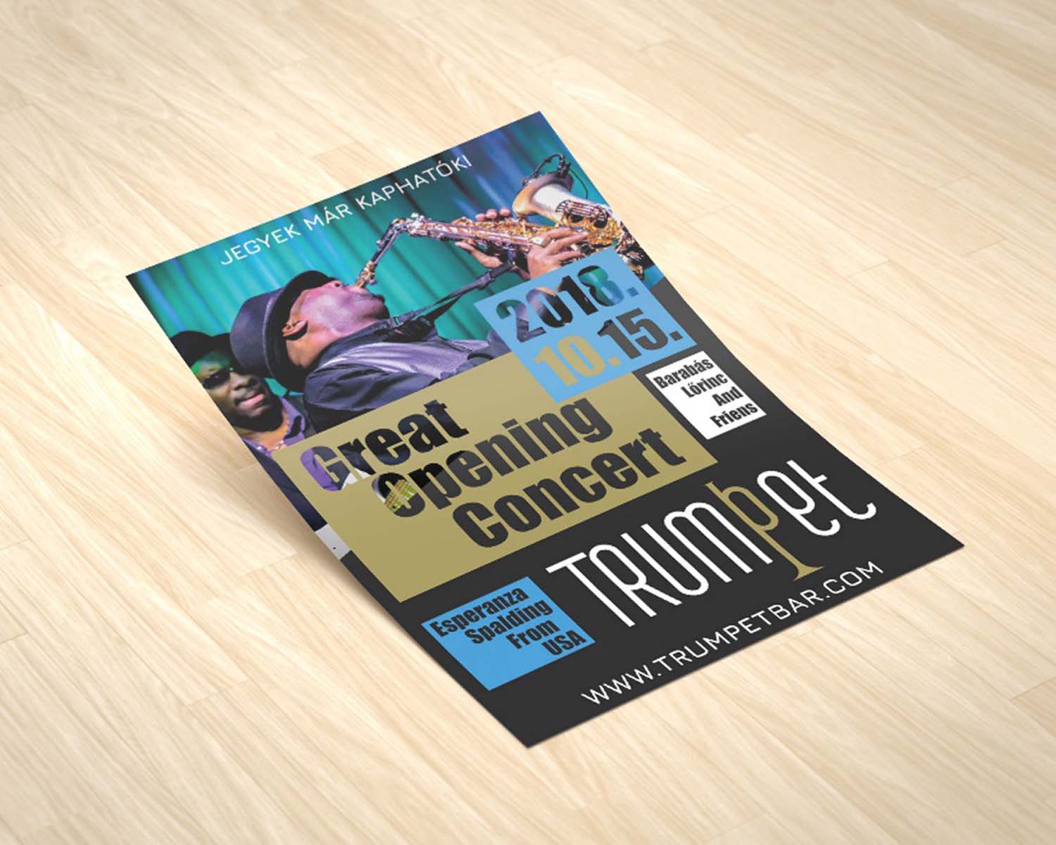 Forgács Levente grafikus képzés végén leadott vizsgaremek 