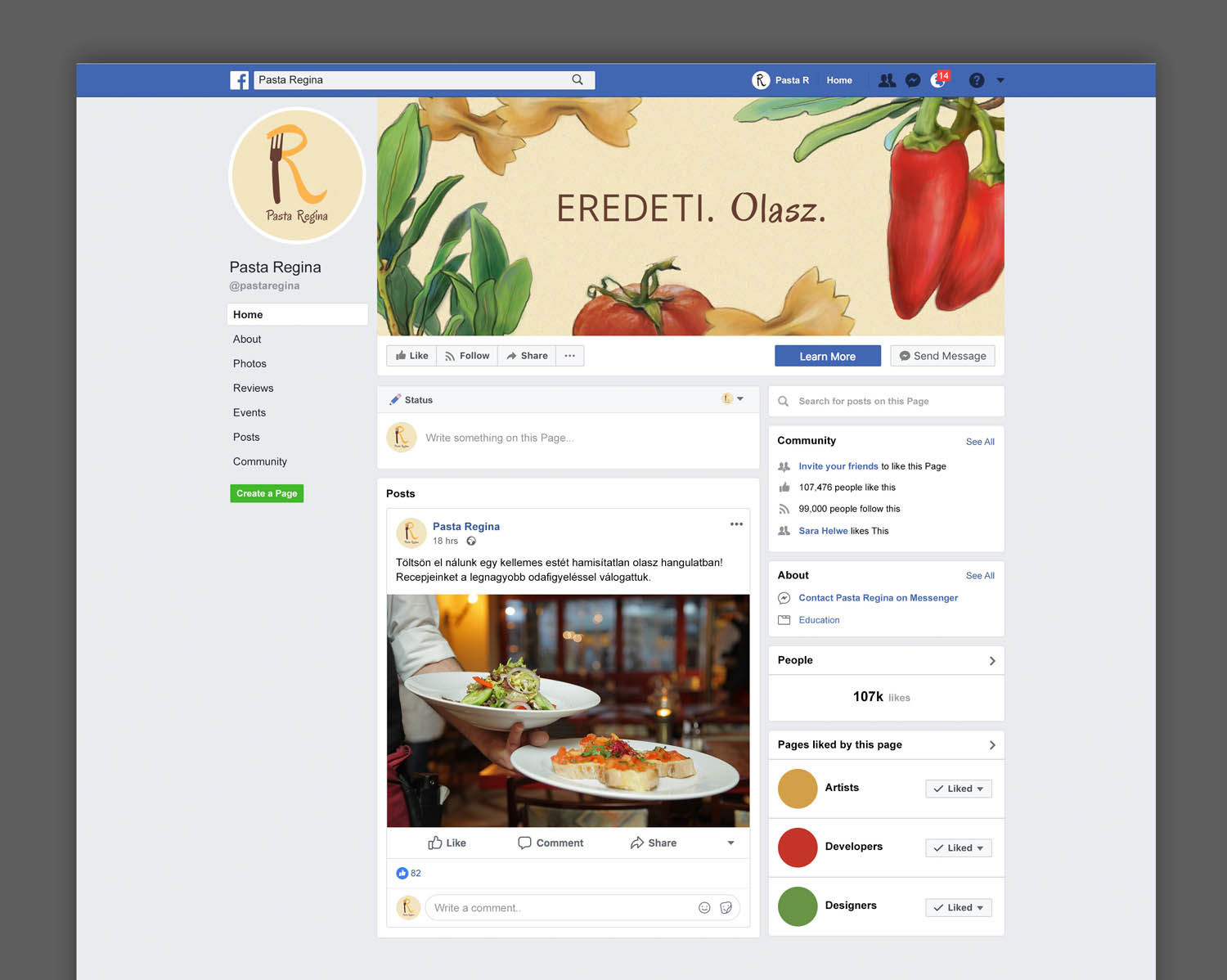 Bakonyi Tímea grafikus képzés végén leadott vizsgaremek 