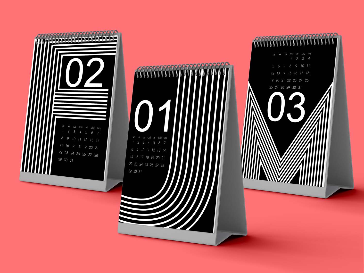 Horváth András grafikus képzés végén leadott portfólió 