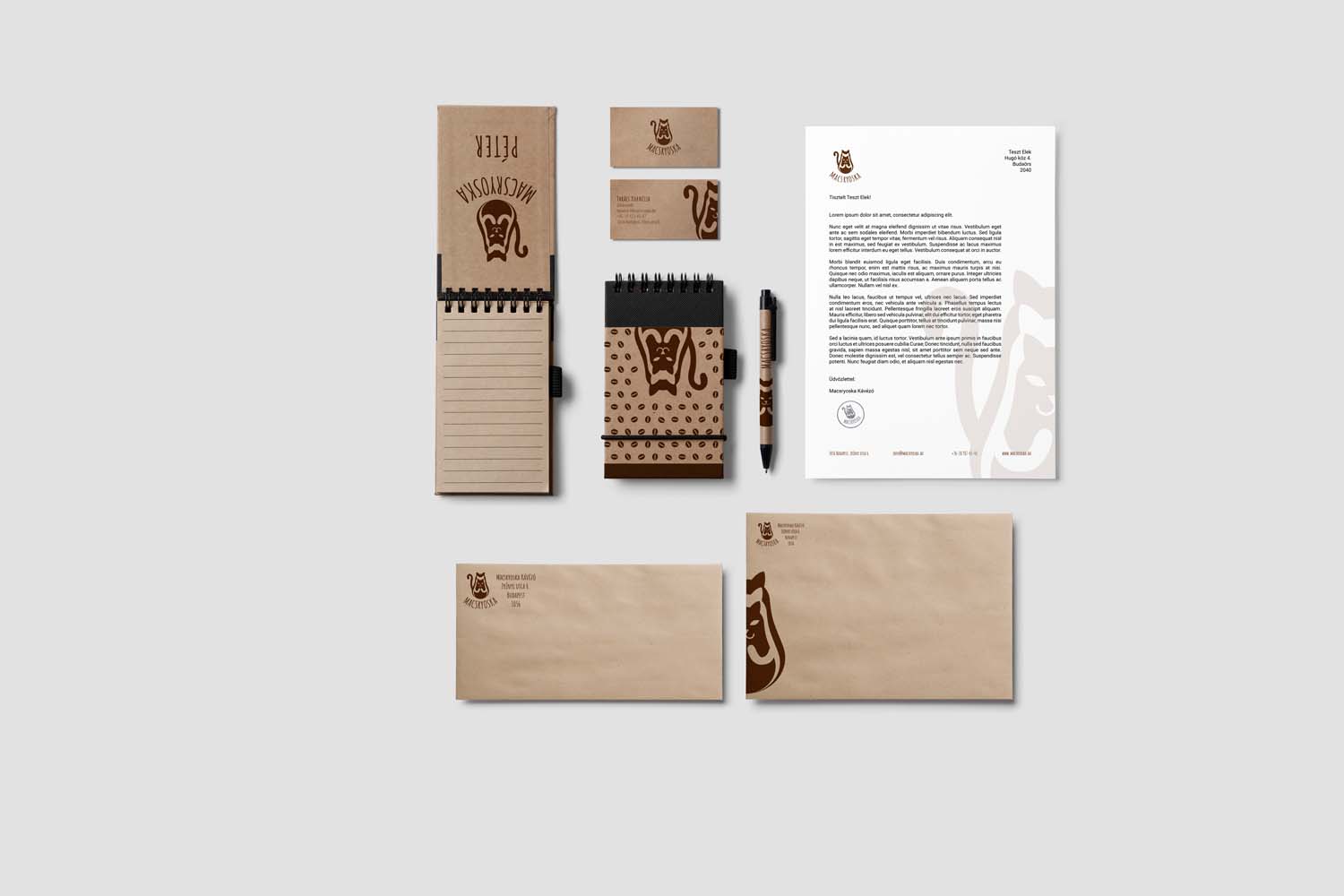 Horváth András grafikus képzés végén leadott vizsgaremek 