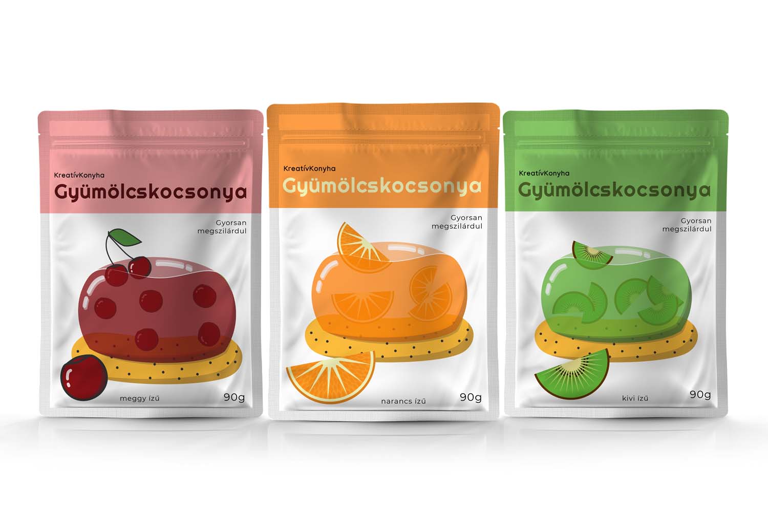 Kapitány Dorottya grafikus képzés végén leadott portfólió 