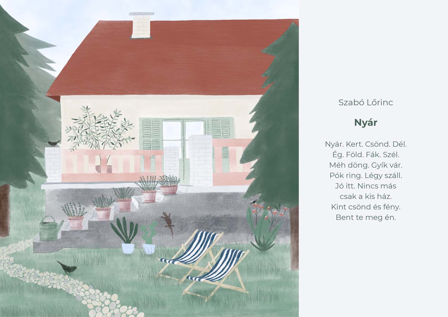 Német Lilla grafikus képzés végén leadott portfólió 