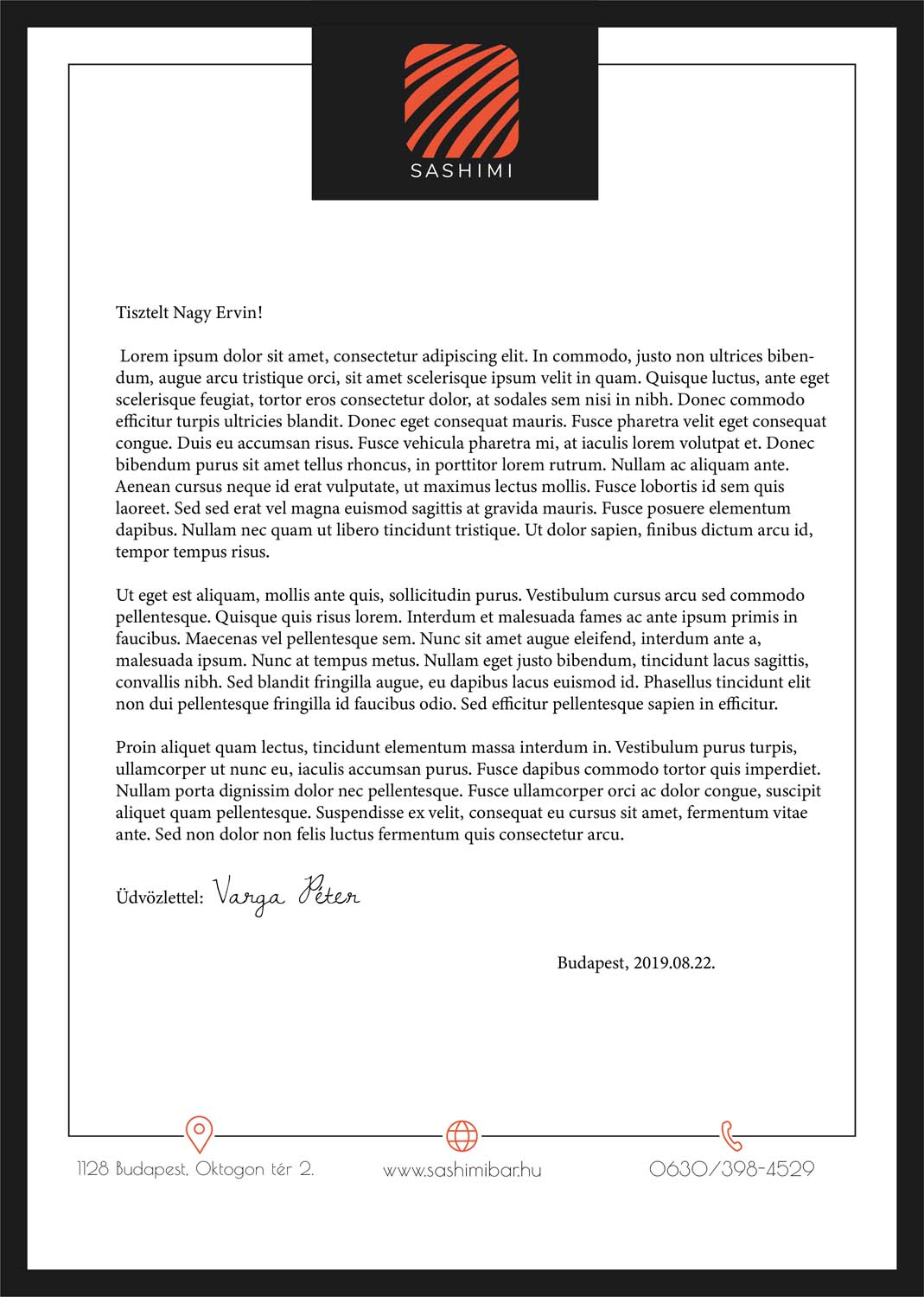 Tóth Kitti grafikus képzés végén leadott vizsgaremek 