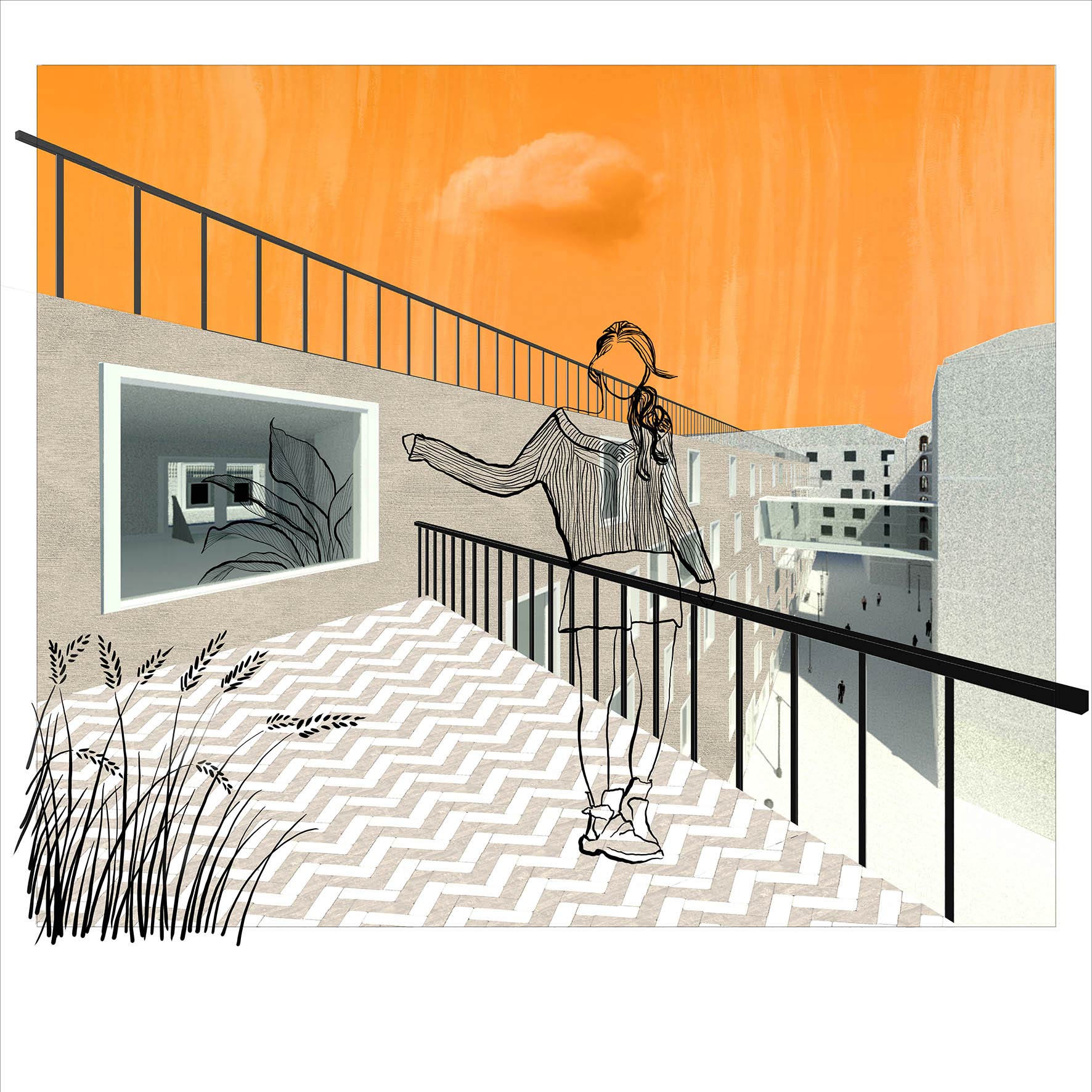 Szilágyi Lilla Krisztina  grafikus képzés végén leadott vizsgaremek 