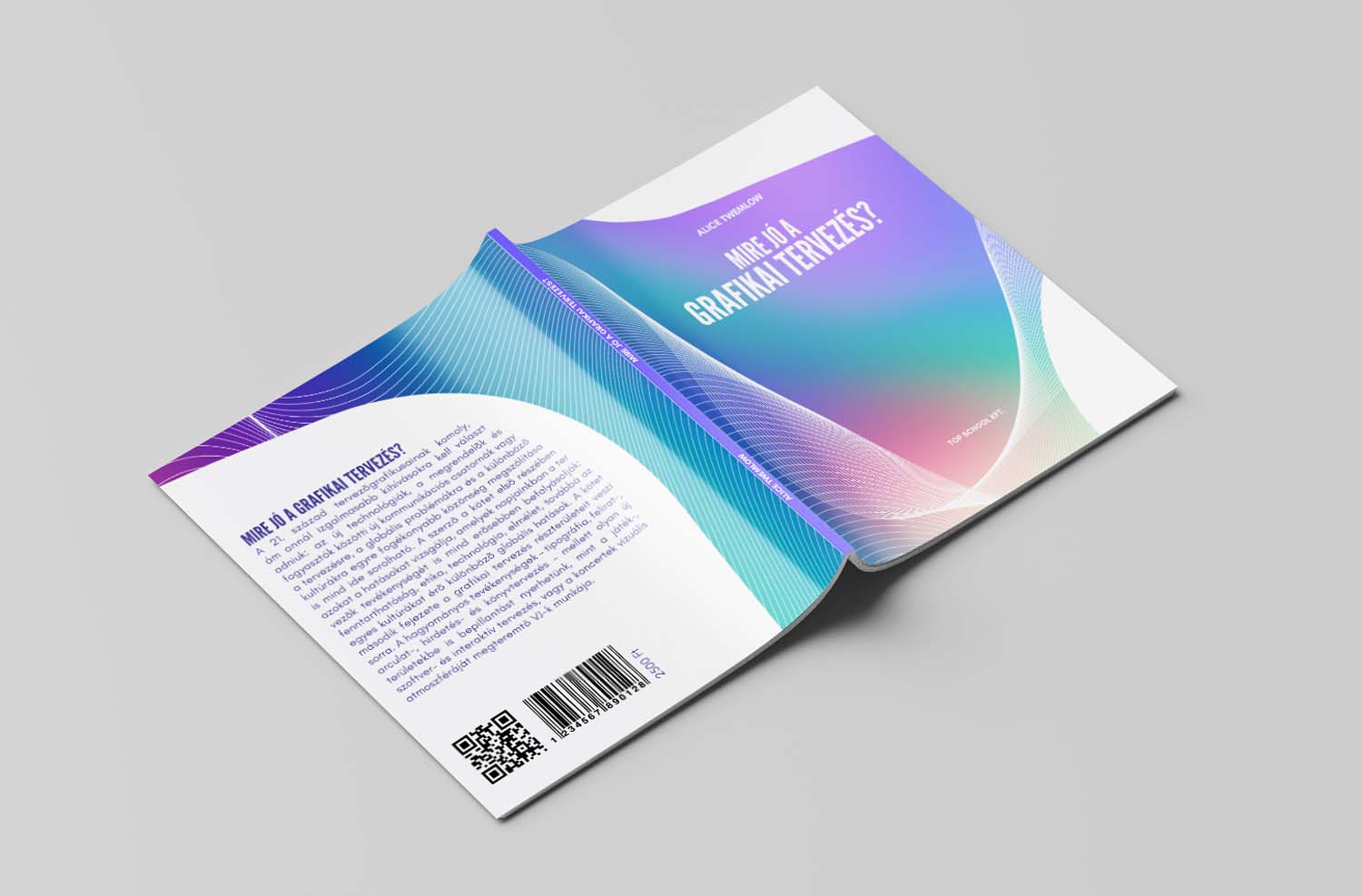 Vásáreczki Csenge grafikus képzés végén leadott portfólió 