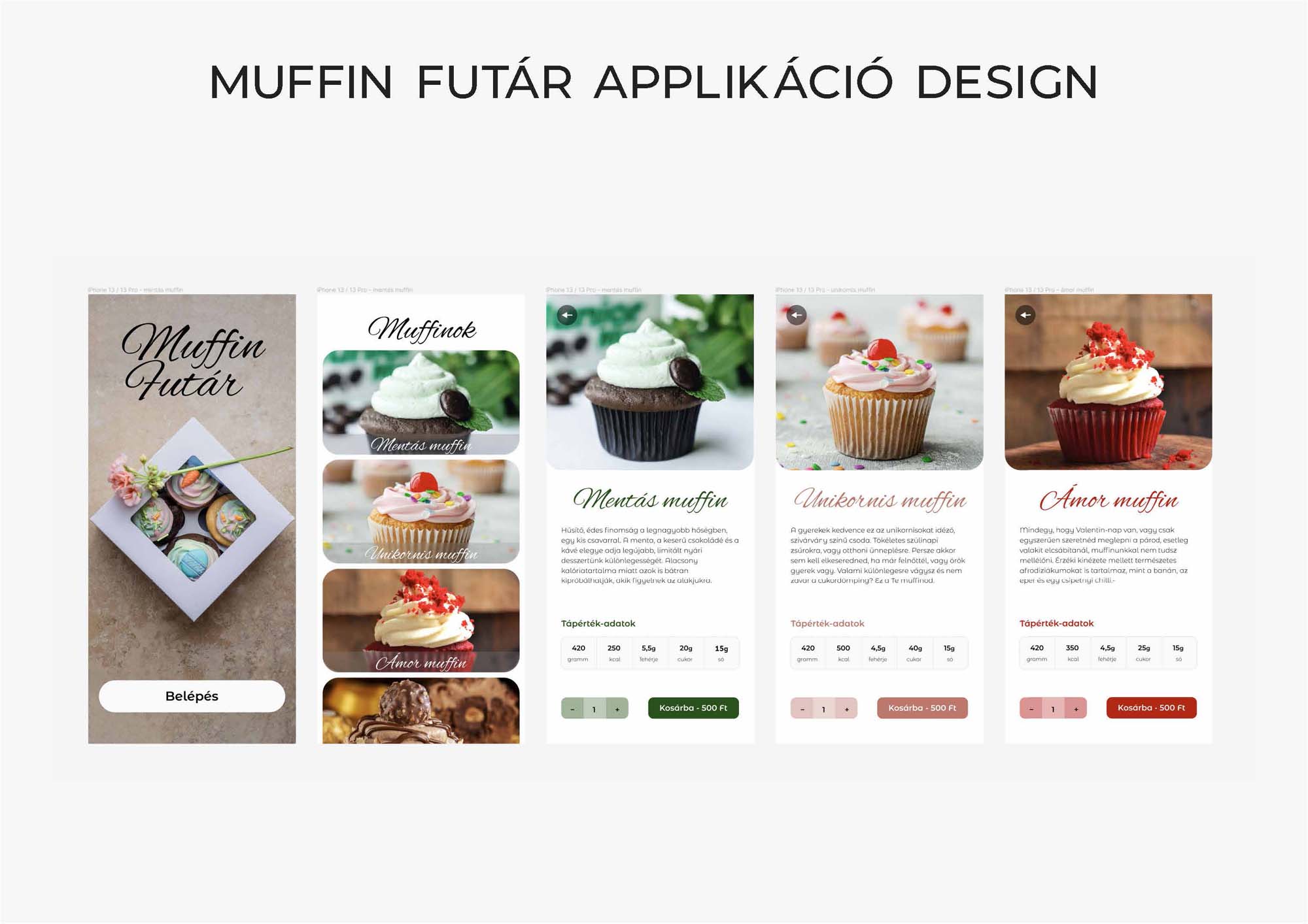 Primmer Réka grafikus képzés végén leadott portfólió 