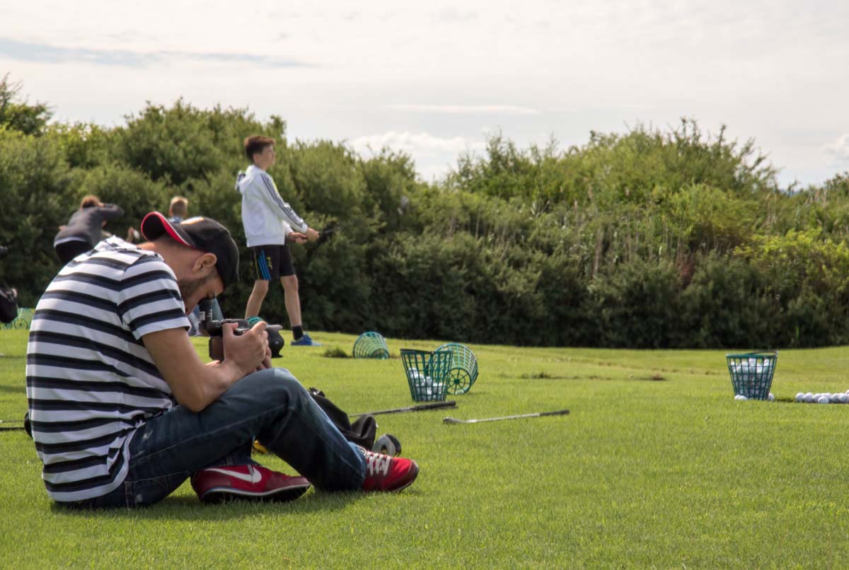 Golf fotózás