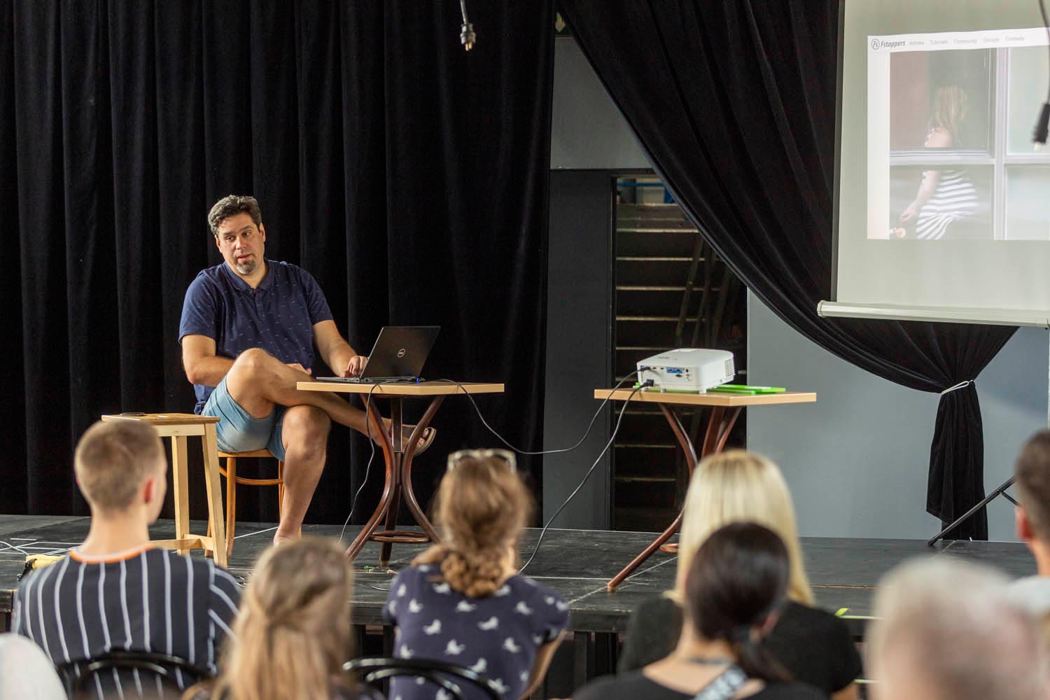 Virágvölgyi István szerzői jogi workshop a Grafikus tanfolyamon