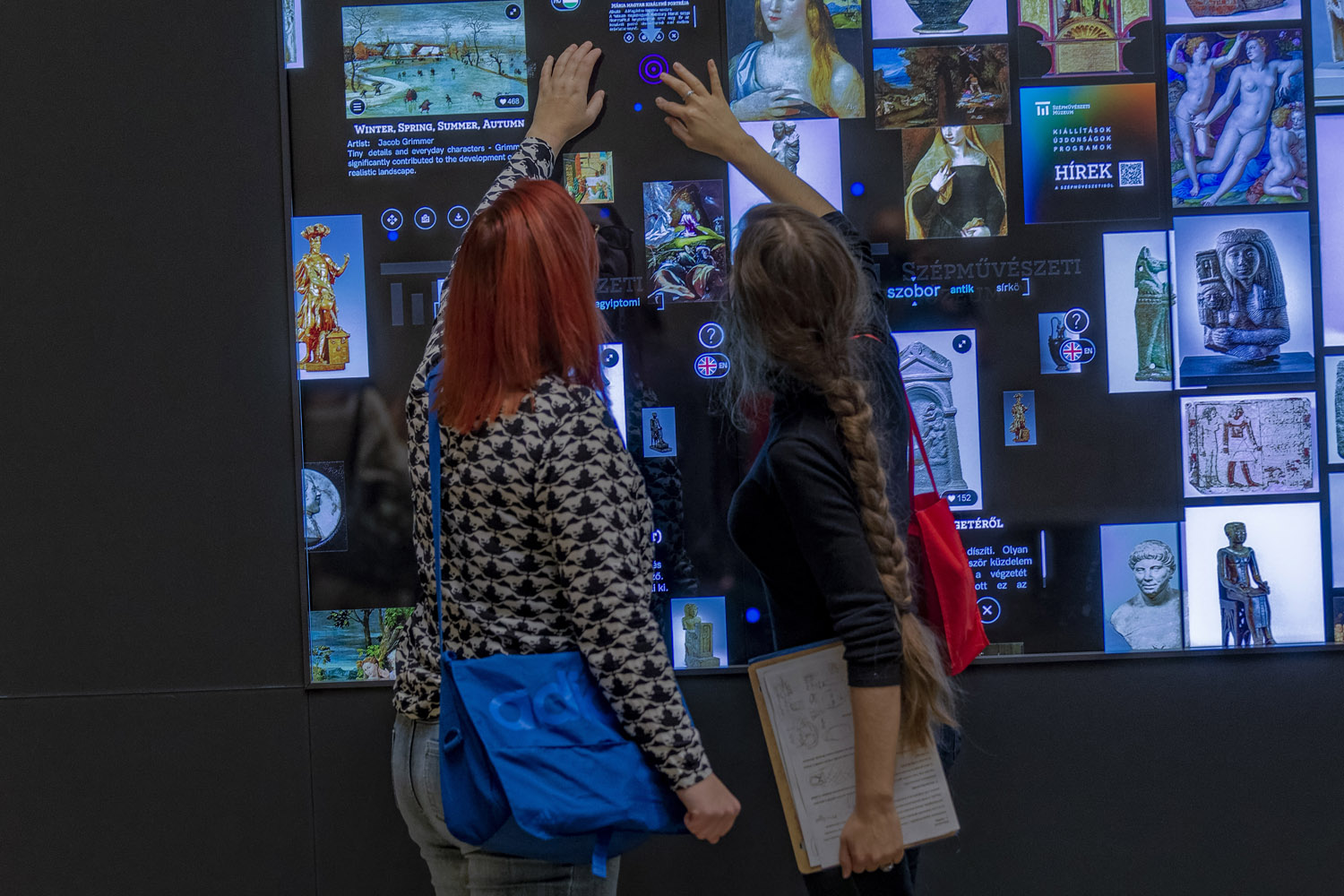 Grafikus OKJ a múzeumban