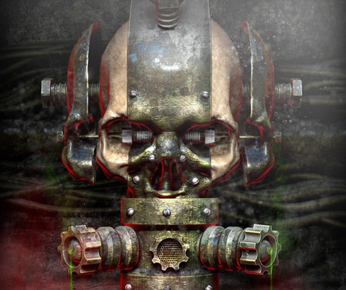 Leírás: rustymetalicskull 45 Fresh Must See Photoshop Tutorials from 2012