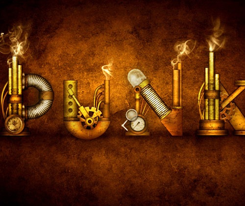 Leírás: steampunktexteffect 45 Fresh Must See Photoshop Tutorials from 2012